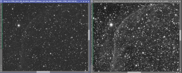 Klopt Vincent, in het begin doe je het heldere gemakkelijke spul zoals NGC6992, Orion nevel, open st