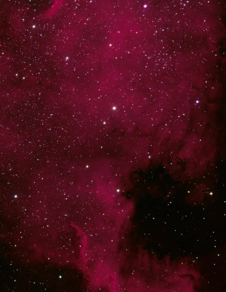 Hier een tweede bewerking:NGC7000 (2nd attempt)