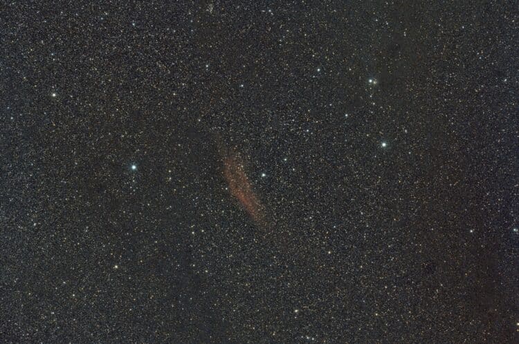 Object: NGC1499 California Nebula OpnamedatumL 16-10-2017 Lokatie: Lalobbe – Frankrijk Monteri