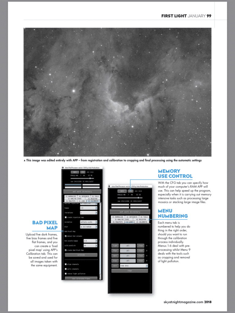 Ik kwam toevallig deze introductie van APP in het Sky At Night magazine tegen. Veel plezier met leze
