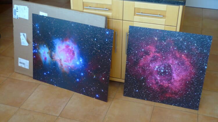 Inmiddels heb ik in het afgelopen jaar 3 opties (plexiglas, canvas en Aluminium) van foto.com gete