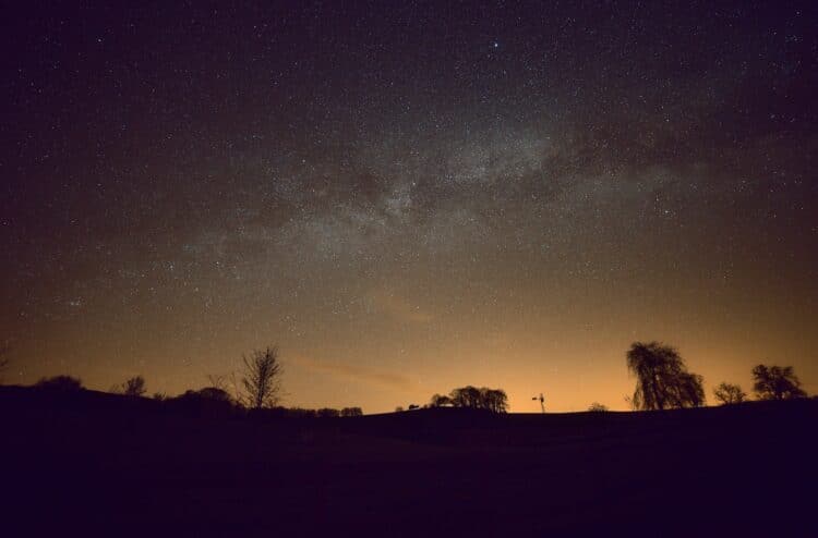 Object: Milky Way Lokatie:Grandpre – Frankrijk Datum: 13-4-2018 Camera: Canon 6D Opnames: 3 x