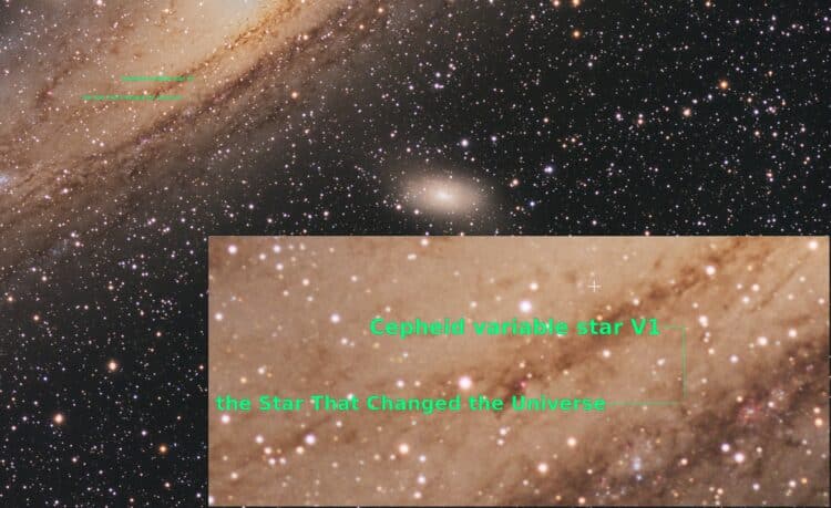 Een variabele ster in Messier 31 zette de astronomische wereld op z’n kop toen Edwin Hubble in