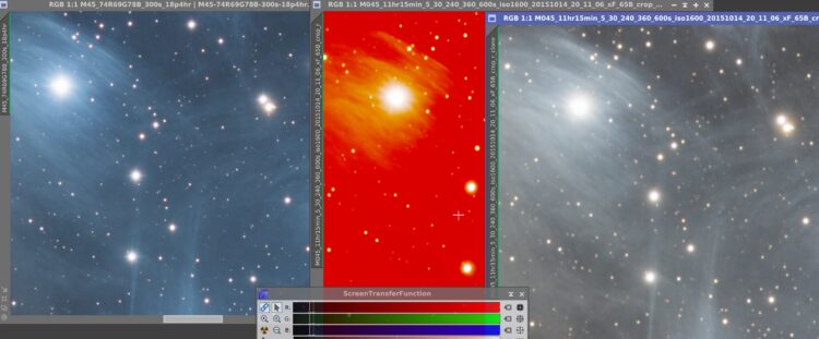 Dank je Rutger, Inderdaad, het dynamisch bereik van de CCD is veel groter dan van een DSLR. Ook de k