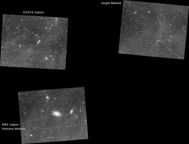 Na de “Stelsels in de mist” 22 uur Luminance opname van de M81/M82 regio wilde ik wat me