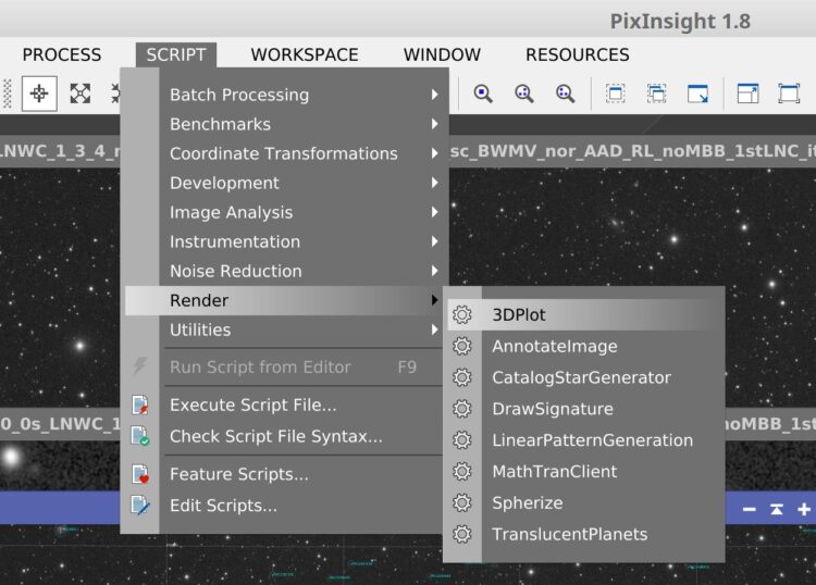 Pixinsight. Wel uitvoeren op een crop, anders wordt het een heeeeeel groot plaatje.3d