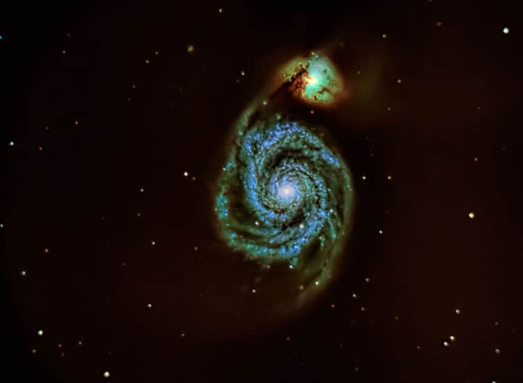 De opnamen die ik maak met de Celestron C11 geven uiteindelijk, na Deepskystacker en photoshop te he