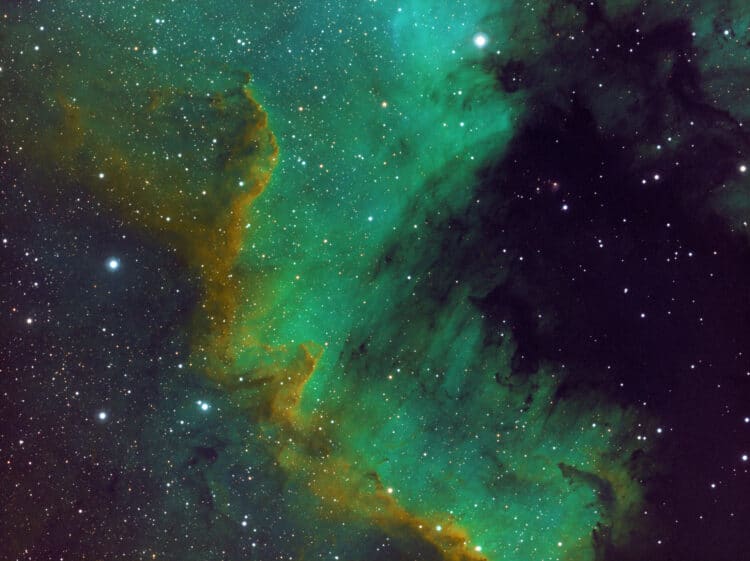 De afgelopen drie nachten flink lopen lurken aan de Cygnus Wall in sterrenbeeld Zwaan (Cygnus). Data