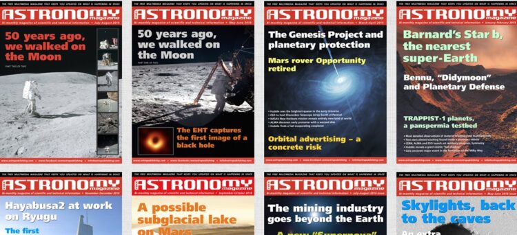 Een prima Astronomie blad dat als PDF te downloaden is vanaf deze website. Het bestaat al zo’n