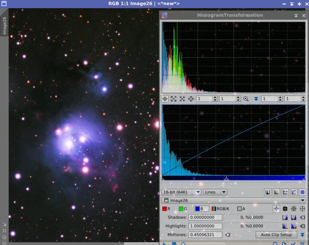 Ja, dat heeft heel veel zin. Geen Ha, want er is hier geen Ha te vinden denk ik, NGC7129 is een refl