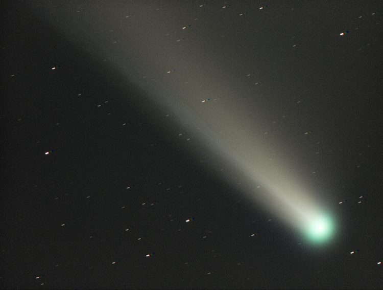 Belofte maakt schuld en dus weer een nieuwe plaat van Neowise. Opname zoals eerder in LRGB, gevolgd