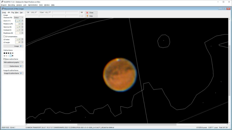 De laatste 8 dagen heb ik me toegelegd om mars vast te leggen. Als ik naar de beste resultaten kijk