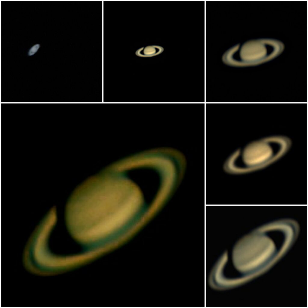 Hoi, Hier maar even mijn 1e post met een impressie van de Maan, Mars, Saturnus en Jupiter. Alles is 