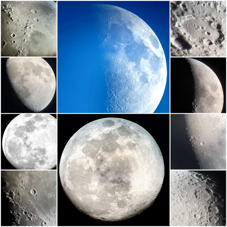 Hoi, Hier maar even mijn 1e post met een impressie van de Maan, Mars, Saturnus en Jupiter. Alles is 