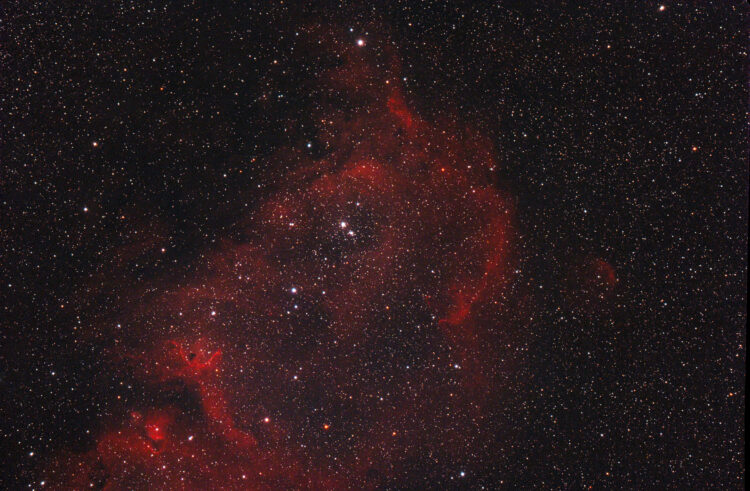 De eerste test met mijn nieuwe Canon RP (mod) full frame camera met de telescoop in de nacht van d