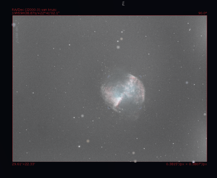 Hoi Rob, ik heb in Stellarium dezelfde uitsnede gemaakt als jij met de RC10, daarbij ervan uitgaande