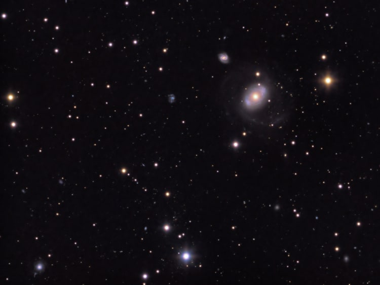 Op 27 februari en 3 en 4 maart 2022 heb ik wat data van NGC4151 verzameld met de Esprit 150ED, ZWO A