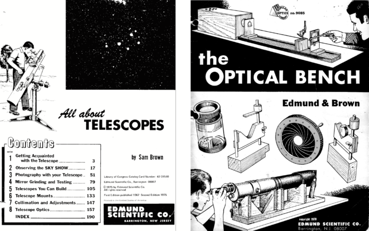 Voor diegene die zich graag bezig houden met het knutselen aan telescopen zijn er twee hele leuke we