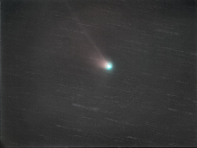 Eindelijk heb ik de komeet C/2022-E3 ZTF kunnen waarnemen, dit was in de nacht van 17 op 18 jan 2023