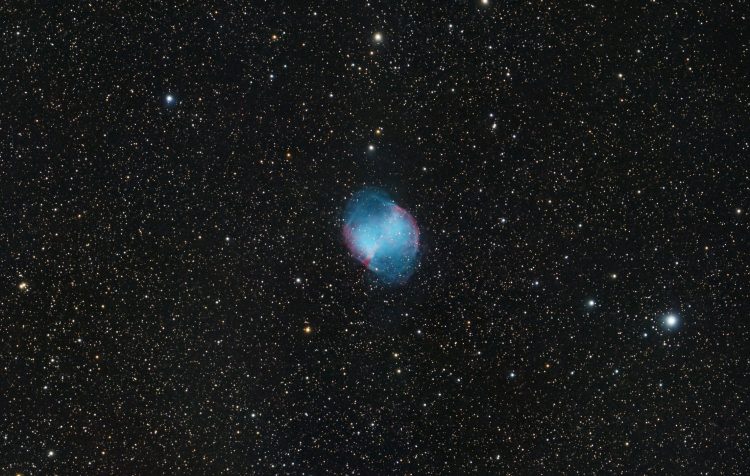 Apparatuur: Nikon Z8, Nikon Zoom 180-600 op 600mm, Sky Watcher Adventurer GTi 200 foto’s van 20 se